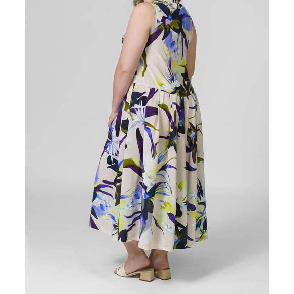 NEW PSOPHIA floral dress in ivory